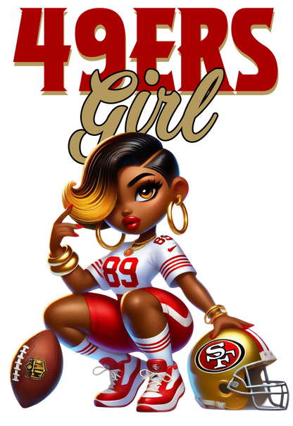 Bang Bang Niner Gang, 49ers, 49er Faithful, Niner Empire, Gold Blooded, Red-Blooded, I'm here I believe And I'll never stop, Niner Girl,
