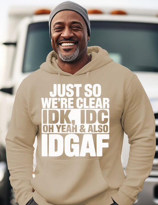 IDGAF I Don't Give AF