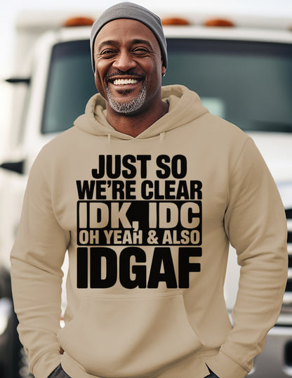IDGAF I Don't Give AF
