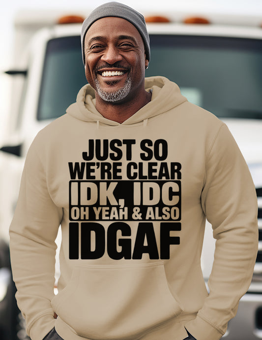 IDGAF I Don't Give AF