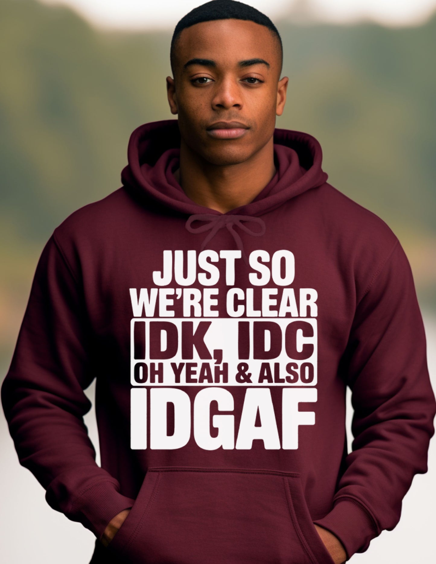 IDGAF I Don't Give AF