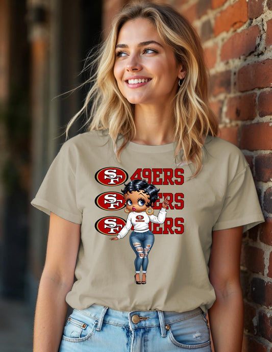 Bang Bang Niner Gang, 49ers, 49er Faithful, Niner Empire, Gold Blooded, Red-Blooded, I'm here I believe And I'll never stop, Niner Girl, SF